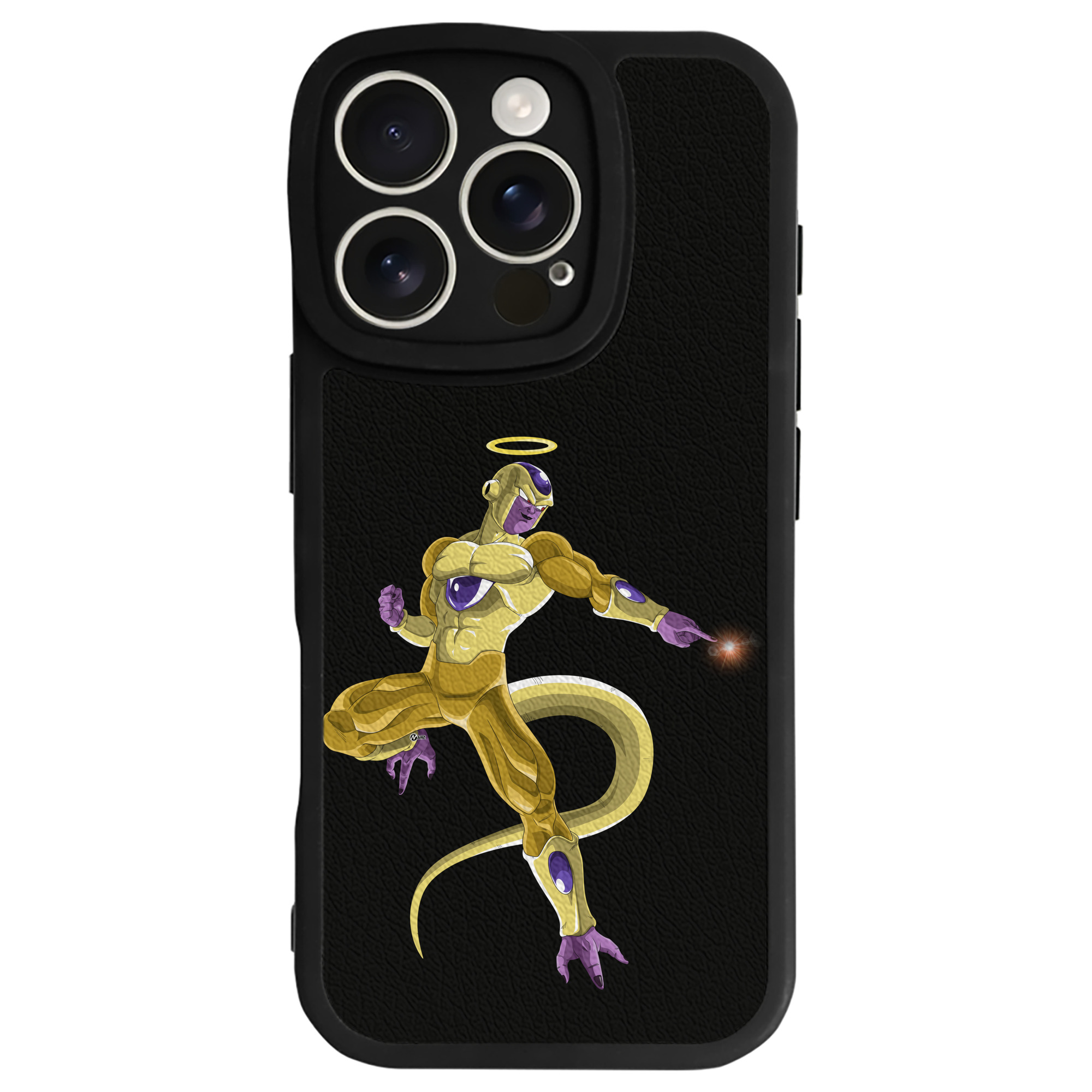 （画像用） ドラゴンボール フリーザ DRAGON BALL Frieza 【iPhone 16シリーズ対応】シリコンスマホケース（レザー調） 材質：シリコン